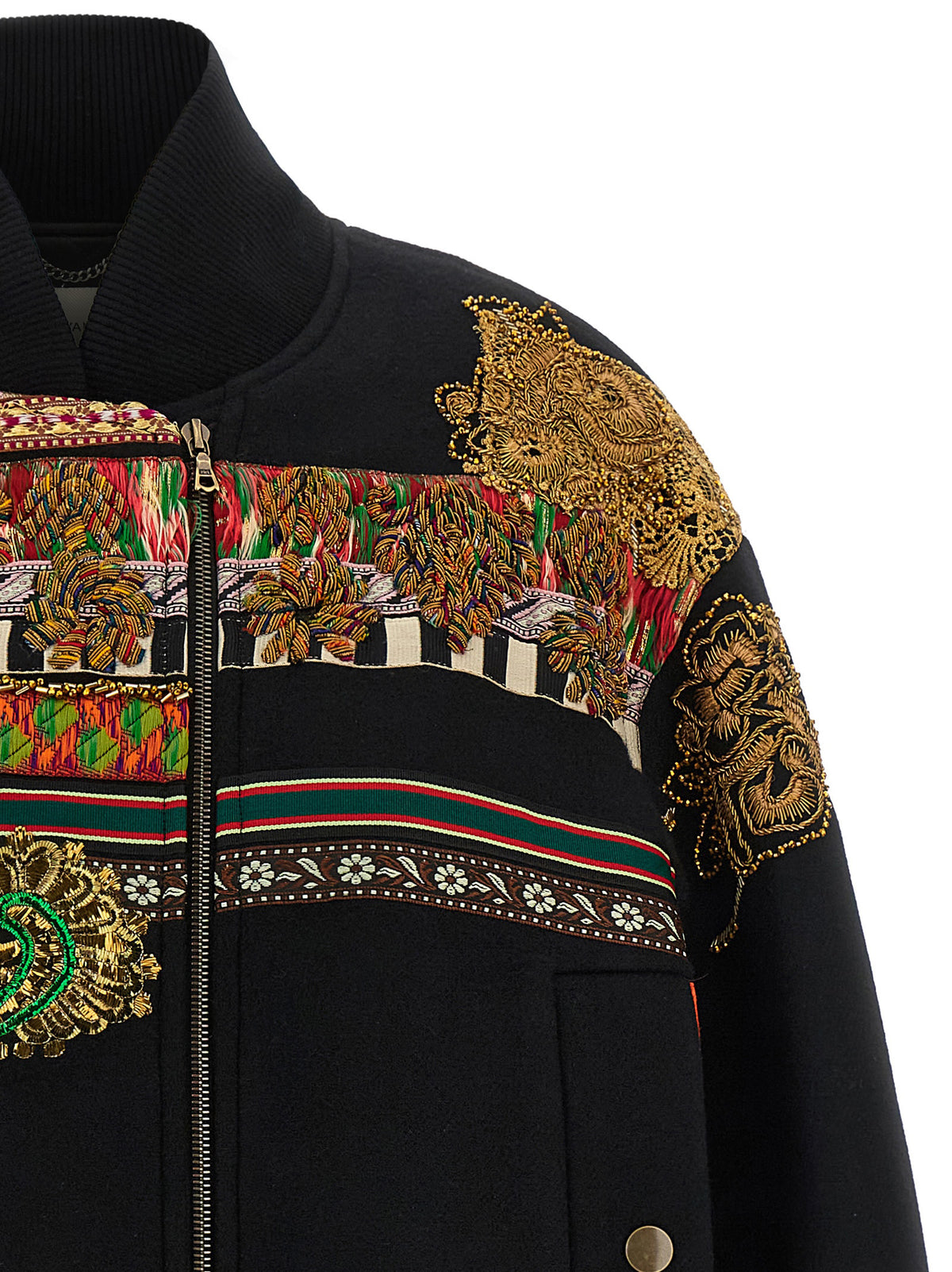 Dries Van Noten Multicolor Wool Women's Bomber