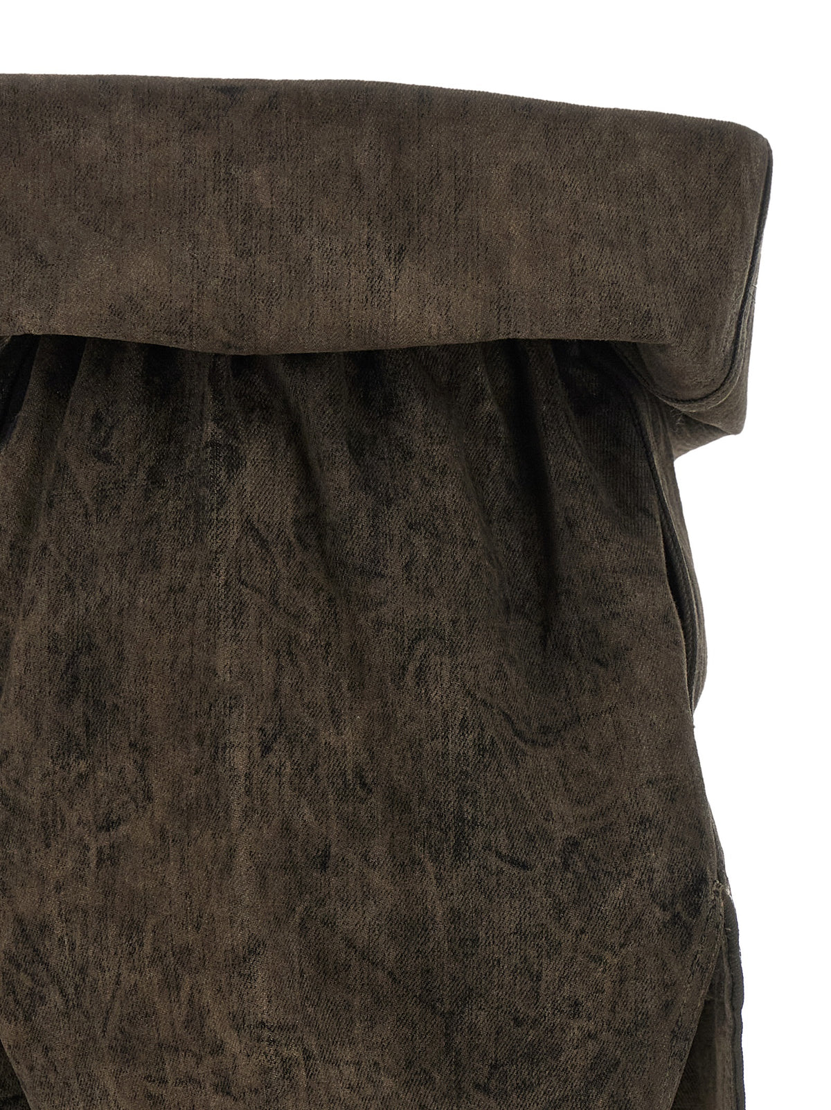 Rick Owens Gray Cotton Bermuda Women's Shorts