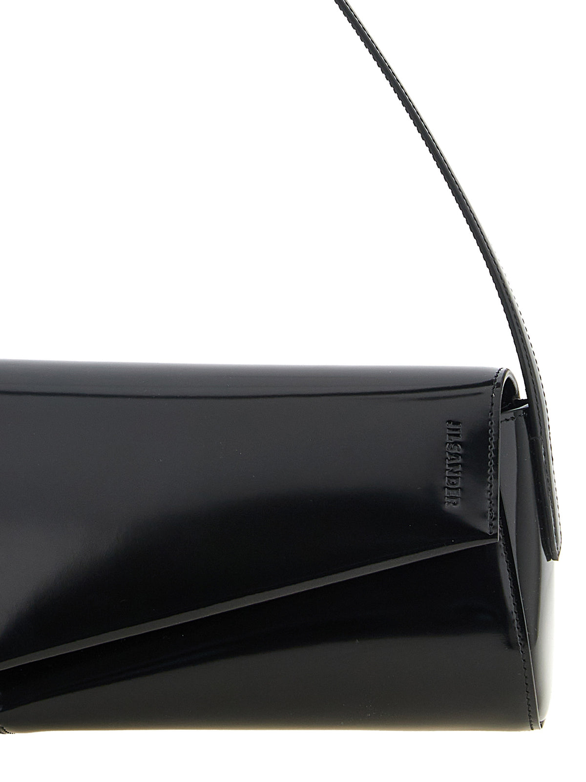 Jil Sander Black Calfskin Shoulder Women's Bag