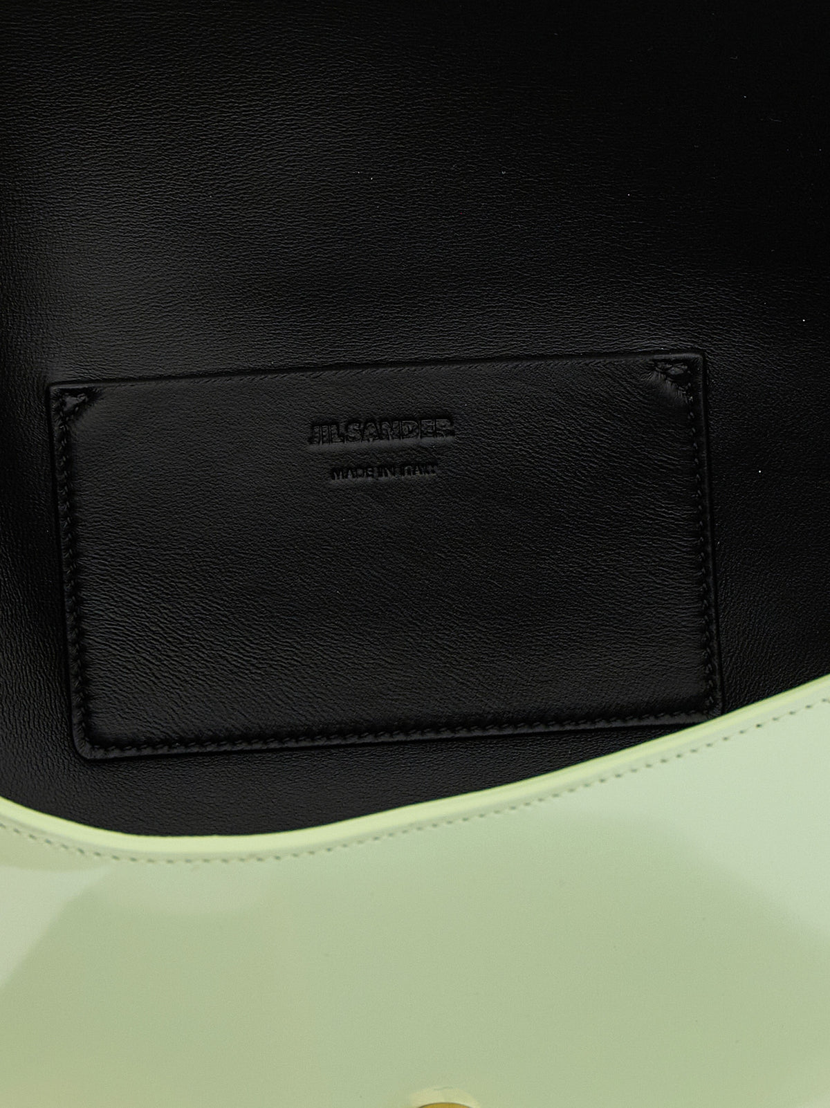 Jil Sander Bicolor Calfskin Shoulder Women's Bag