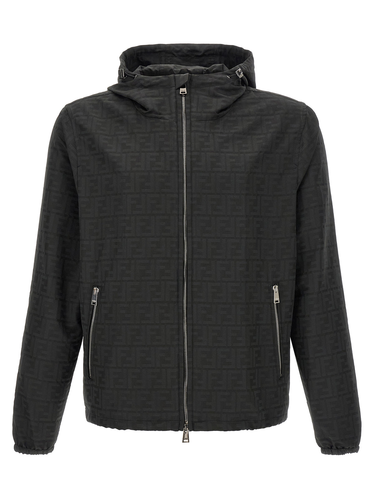 Fendi Black Polyester Shell Men's Jacket