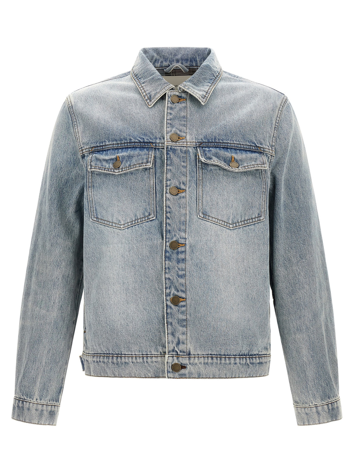 Entire Studios Blue Cotton Denim Men's Jacket