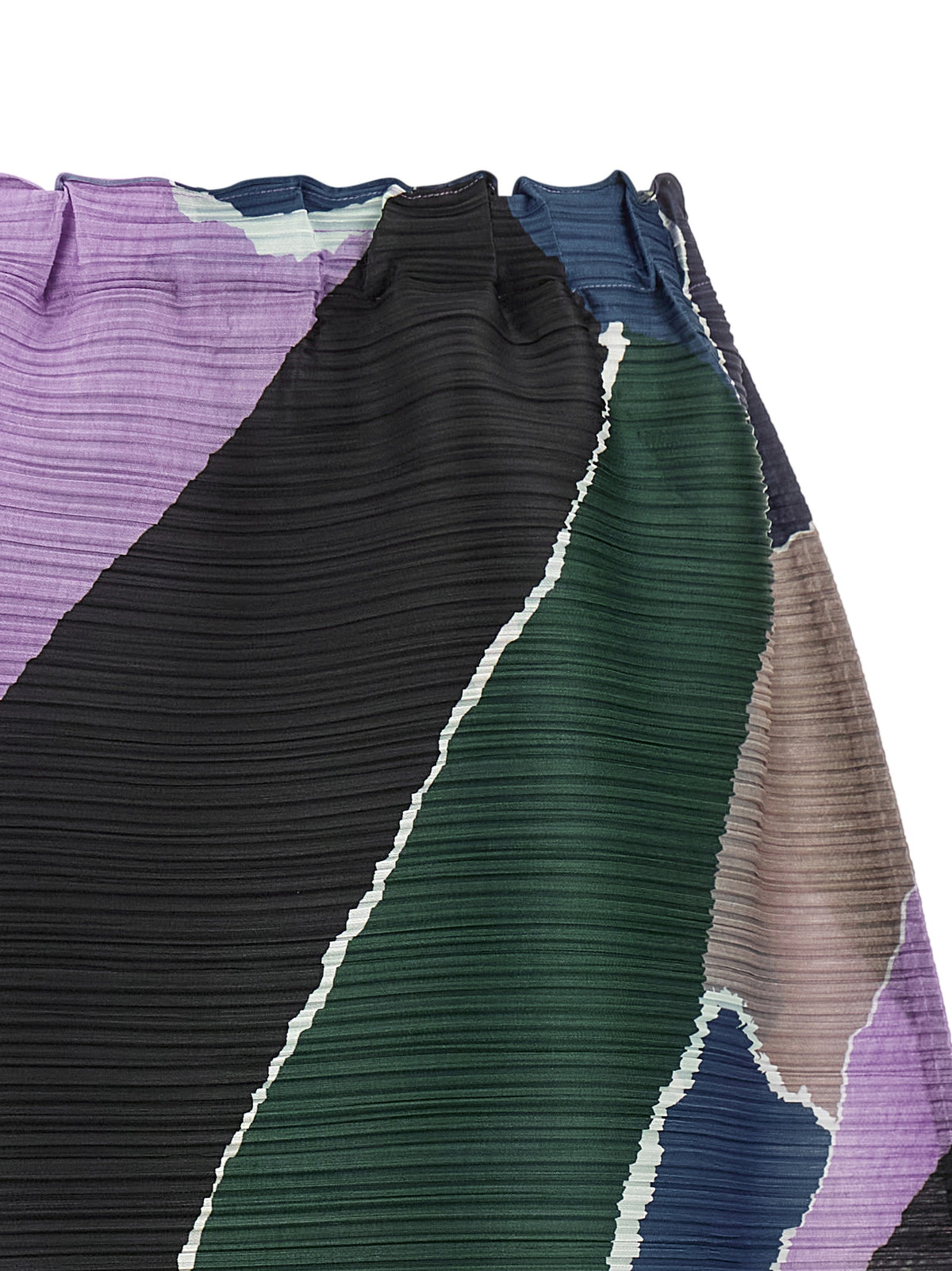 PLEATS PLEASE ISSEY MIYAKE Multicolor Polyester Midi Women's Skirt