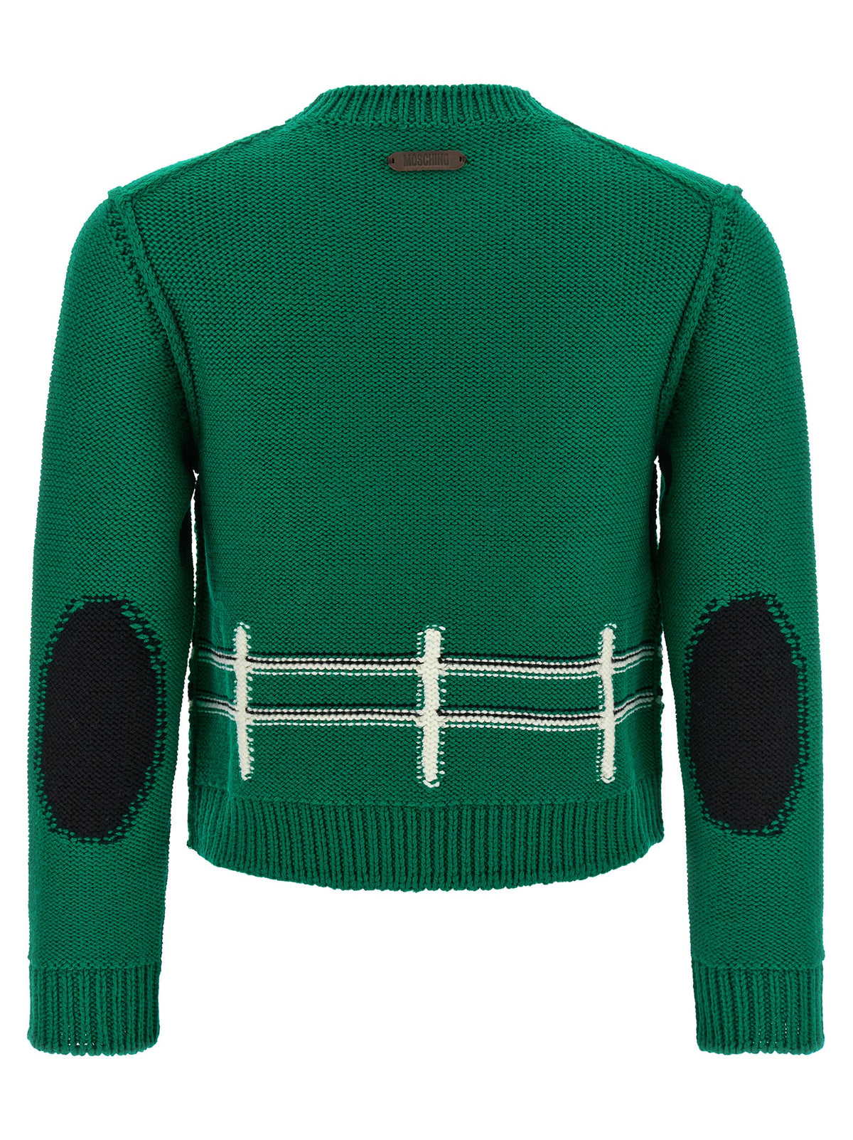 Moschino Bicolor Virgin Wool Women's Cardigan