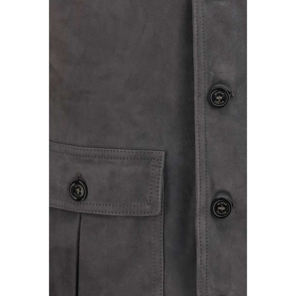 Valstar Brown Calf Leather Bos Taurus Men's Bomber