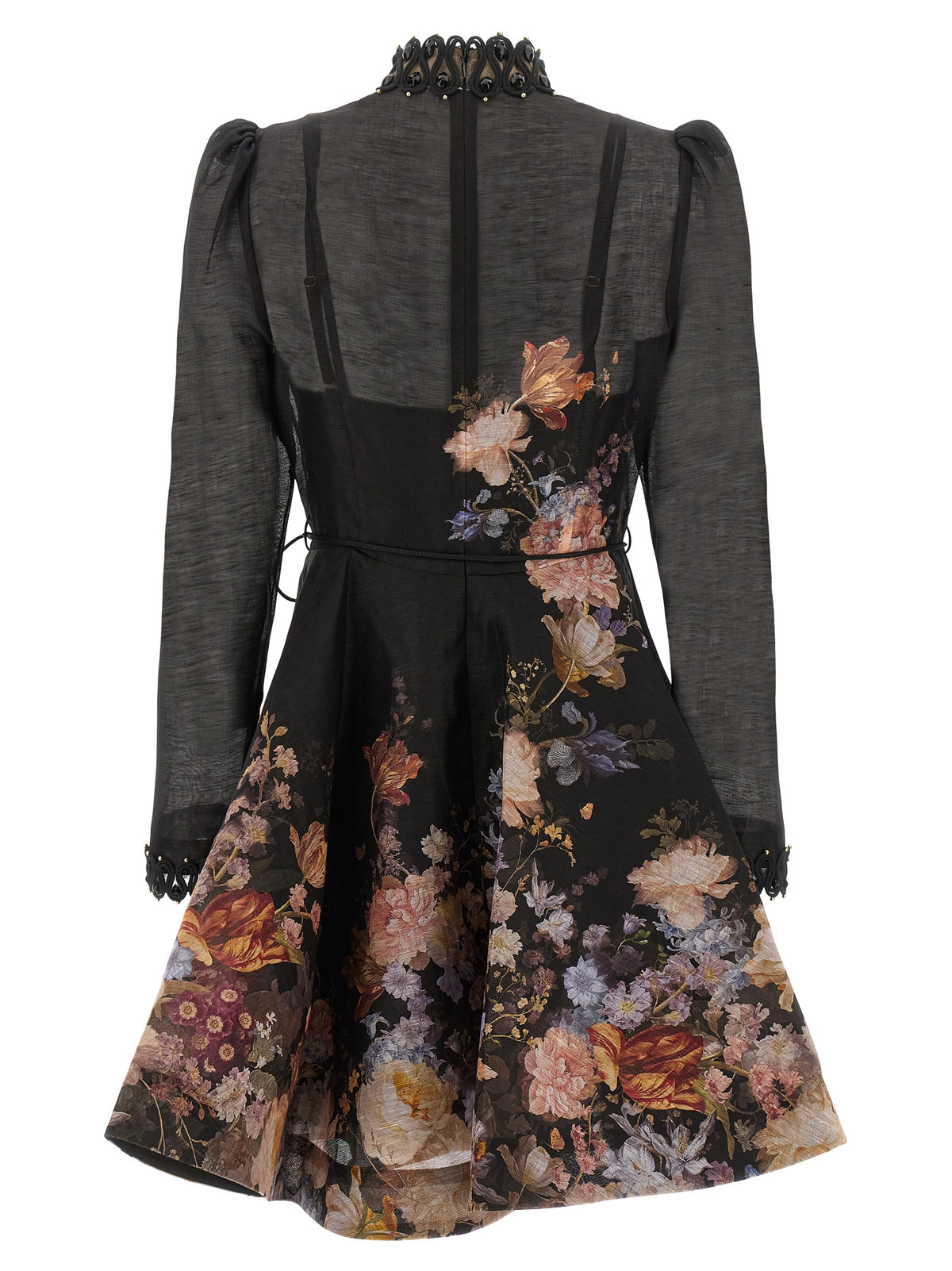 Zimmermann Multicolor Linen Short Women's Dress