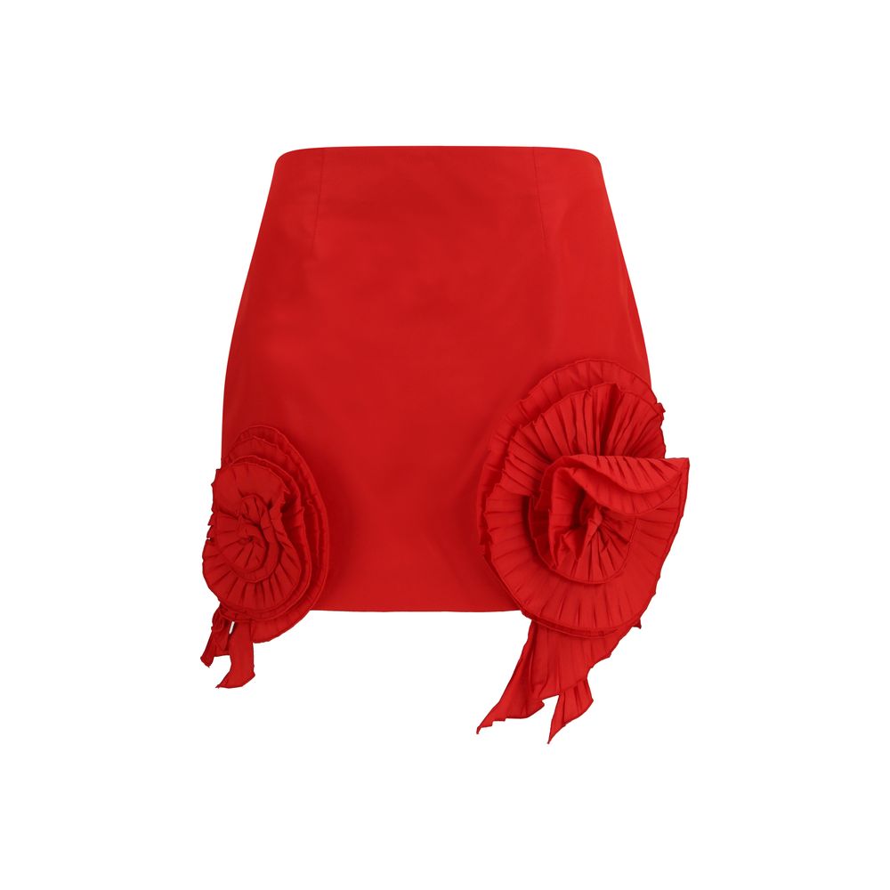 Blumarine Red Polyester Mini Women's Skirt