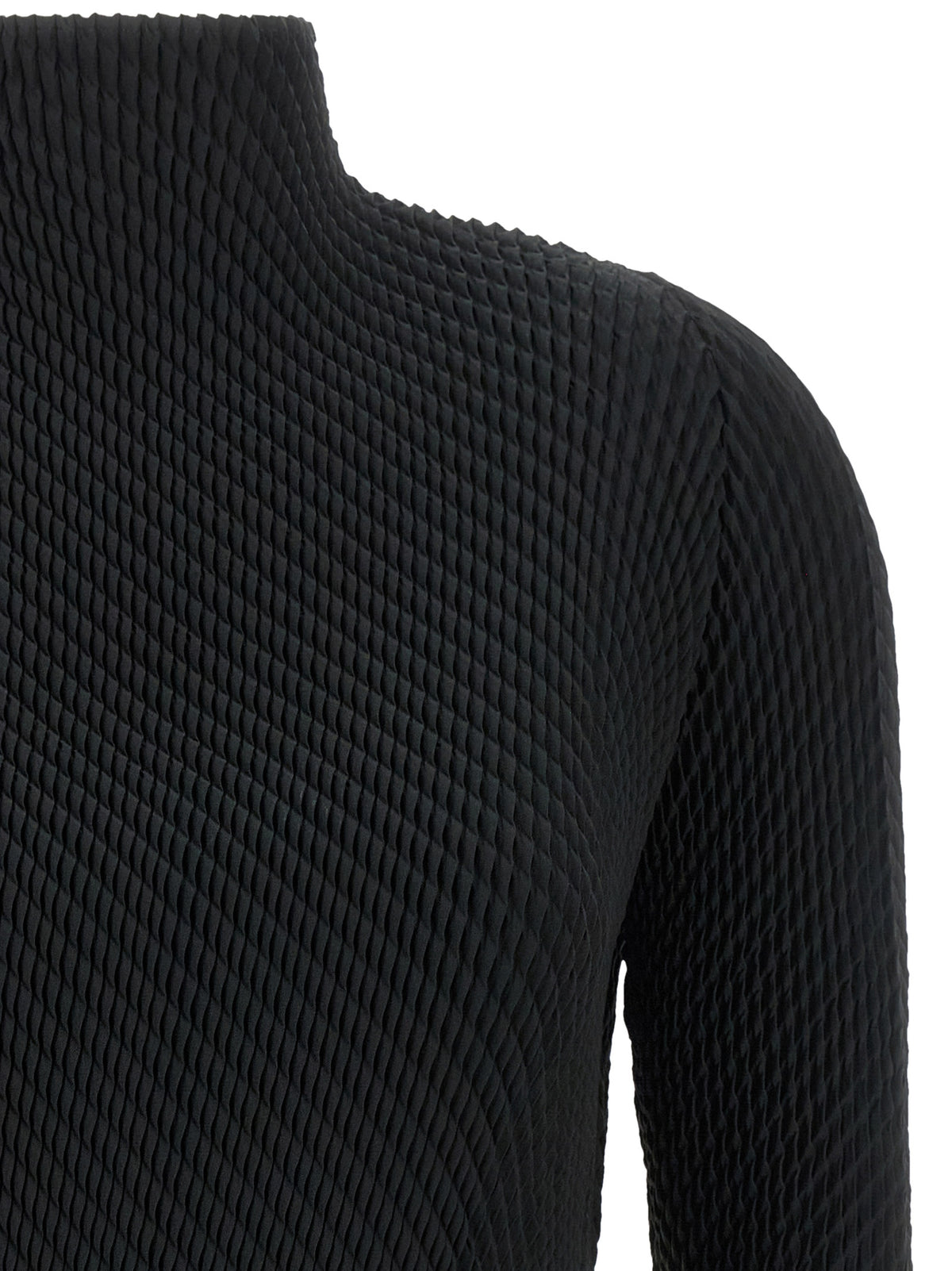 Issey Miyake Black Polyester Women's Shirt