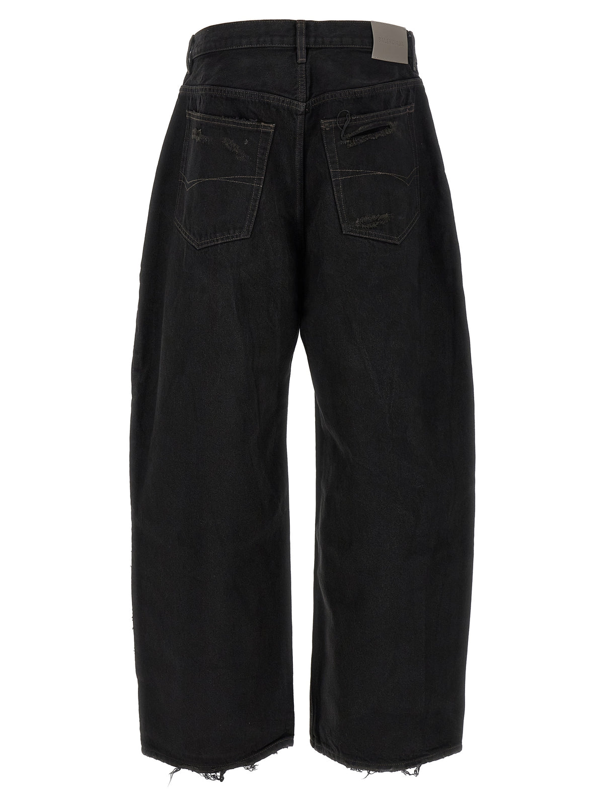 Balenciaga Black Cotton Jeans Men's Denim