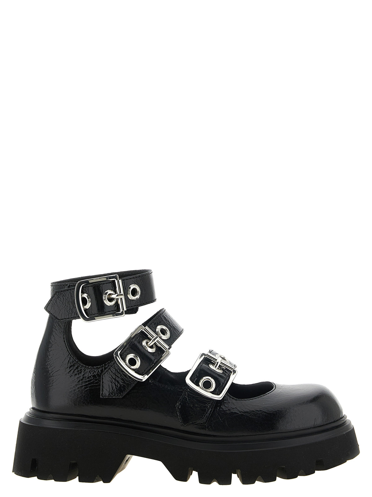 Vivienne Westwood Black Calfskin Ballet Women's Flats