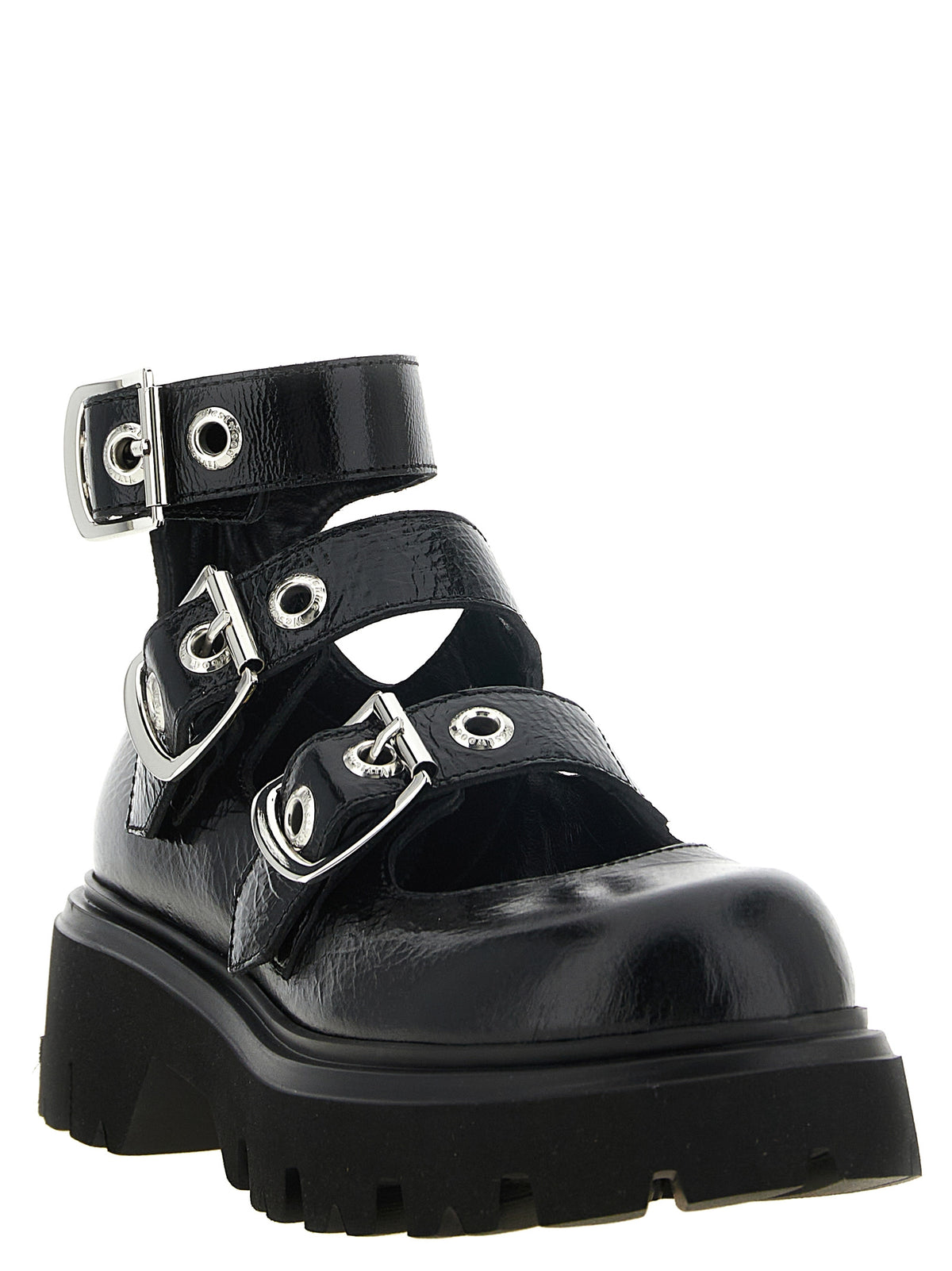 Vivienne Westwood Black Calfskin Ballet Women's Flats
