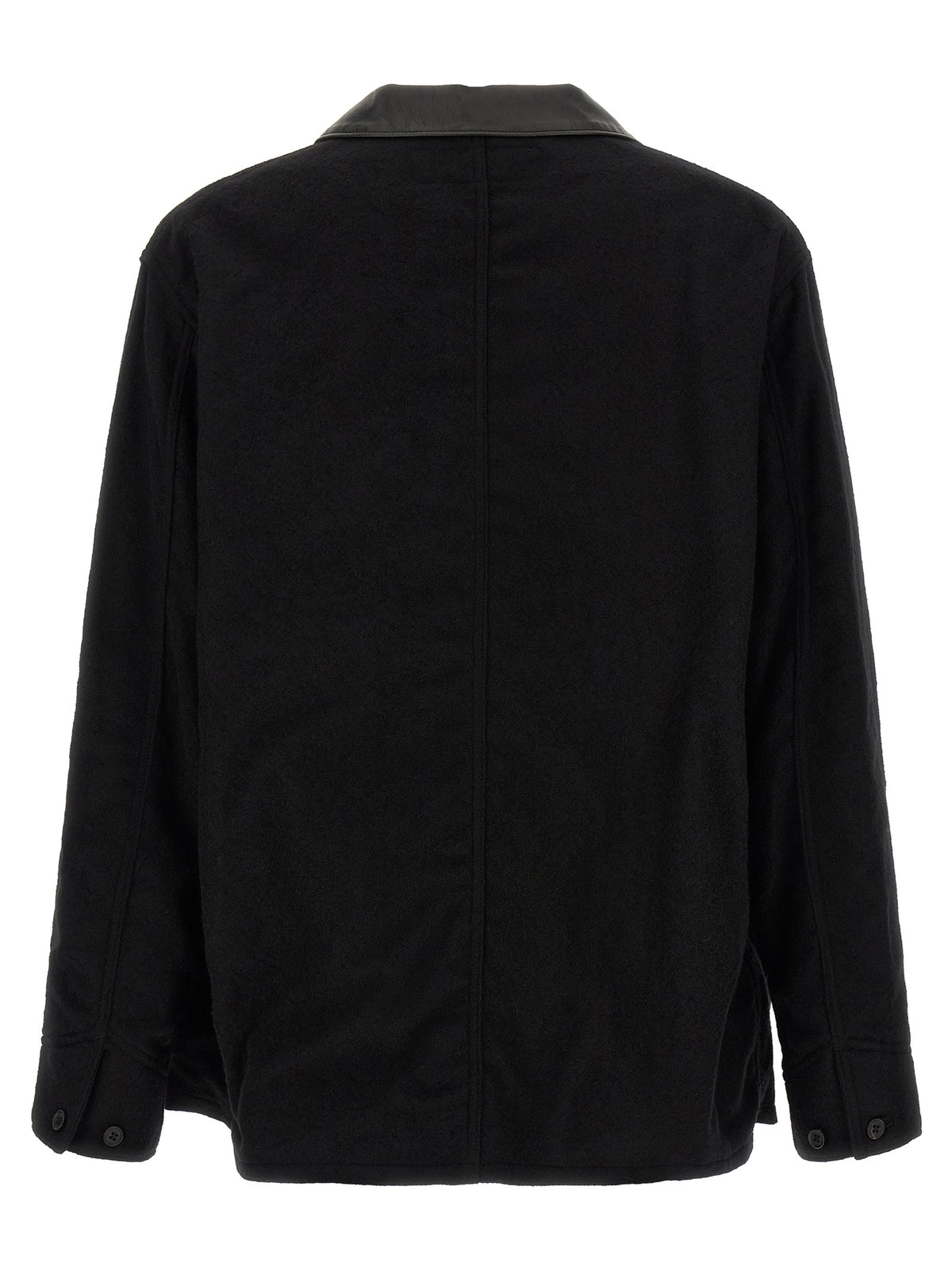 Comme Des Garçons Black Wool Full-Length Men's Jacket