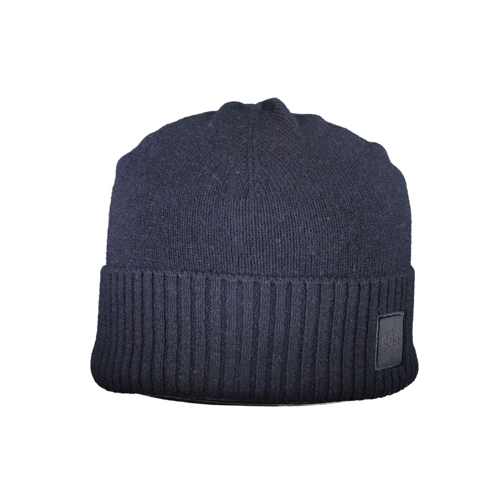 Hugo Boss Blue Wool Men's Men's Cap