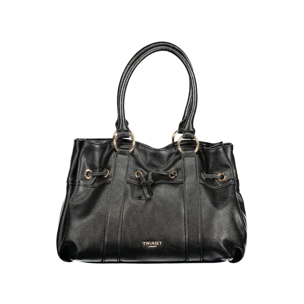 Twinset Nero Poliuretano Women Women's Bag