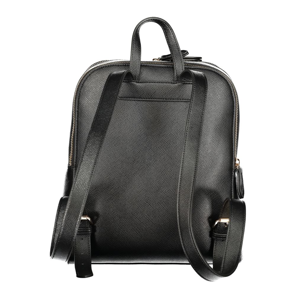 Twinset Black Polyurethane Women Women's Backpack