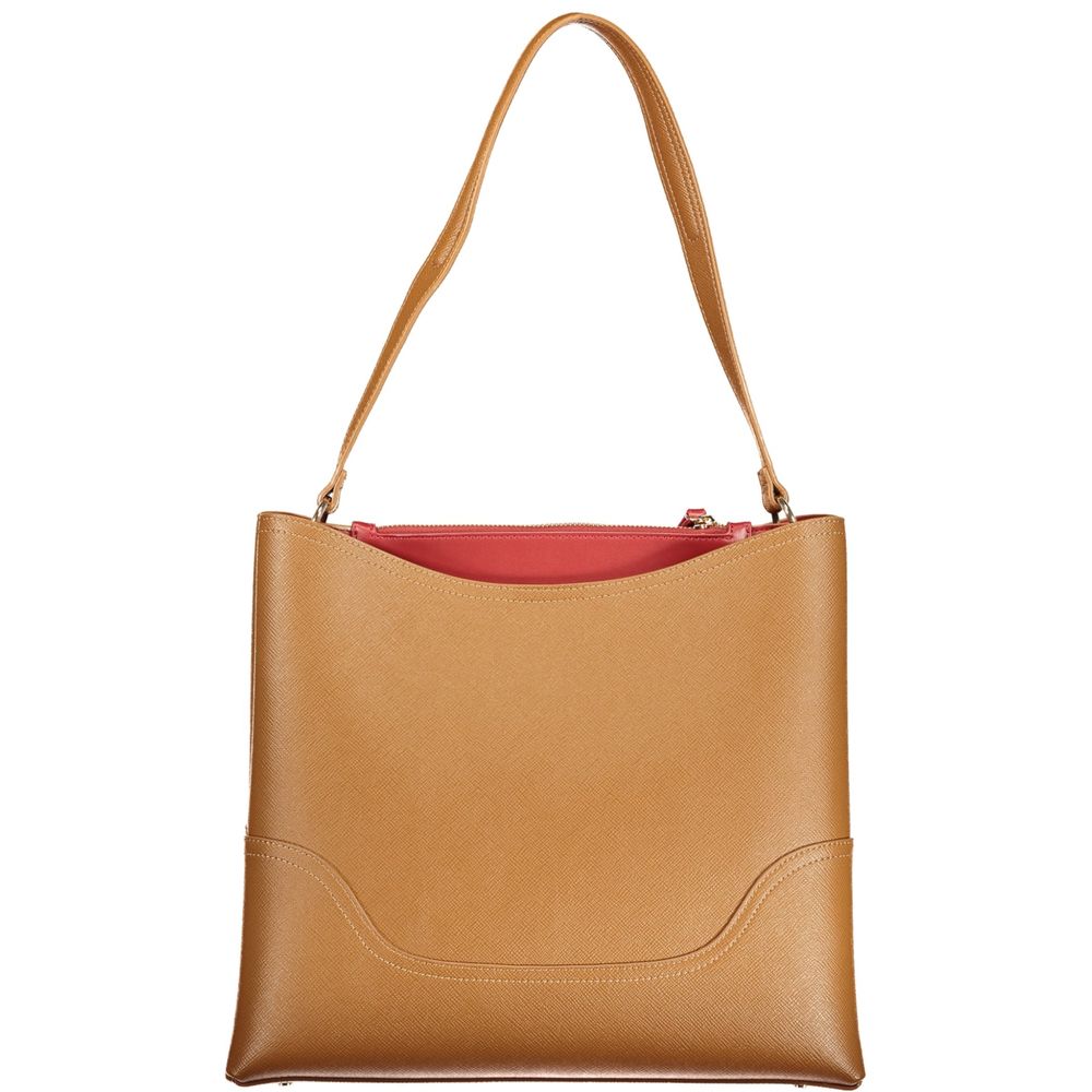Twinset Brown Polyurethane Women's Women's Bag
