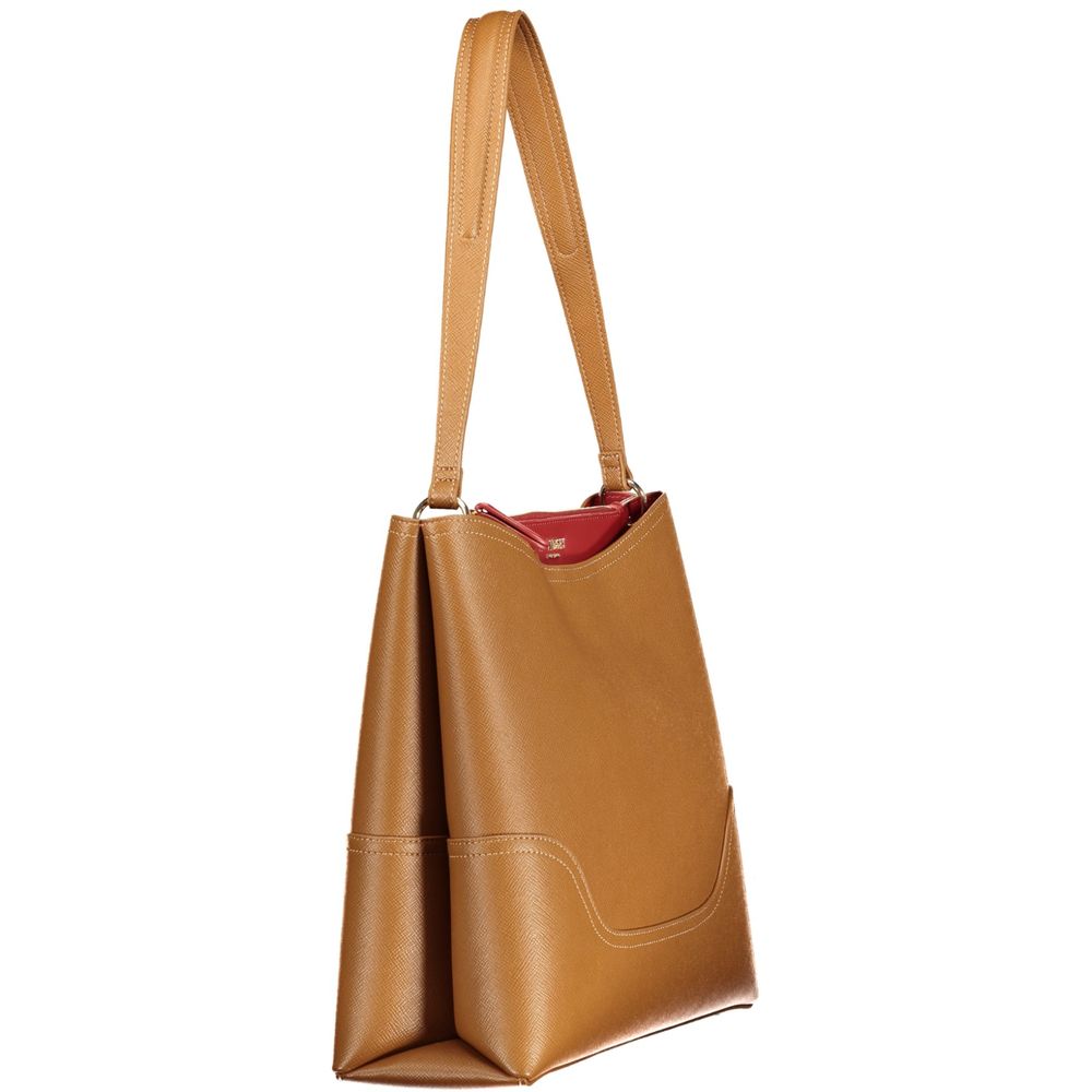Twinset Brown Polyurethane Women's Women's Bag