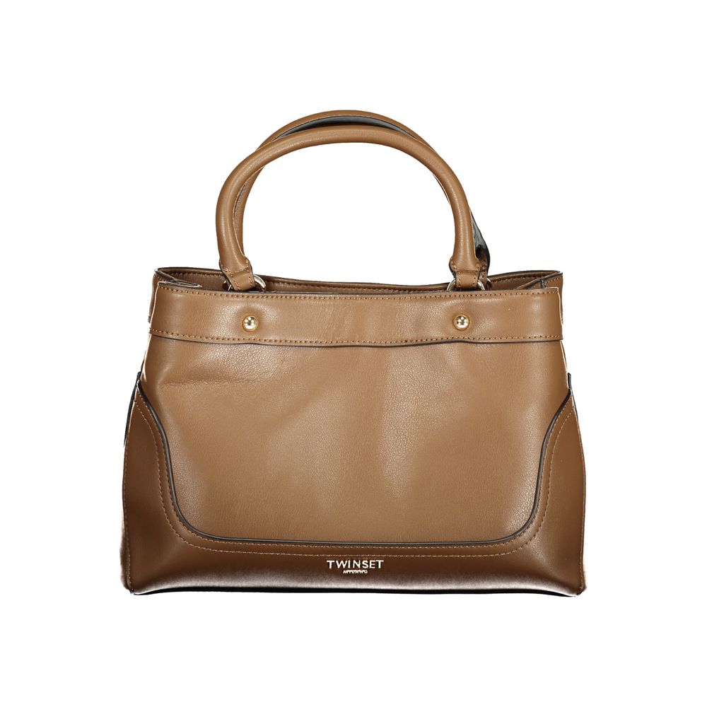 Twinset Brown Polyurethane Women's Women's Bag