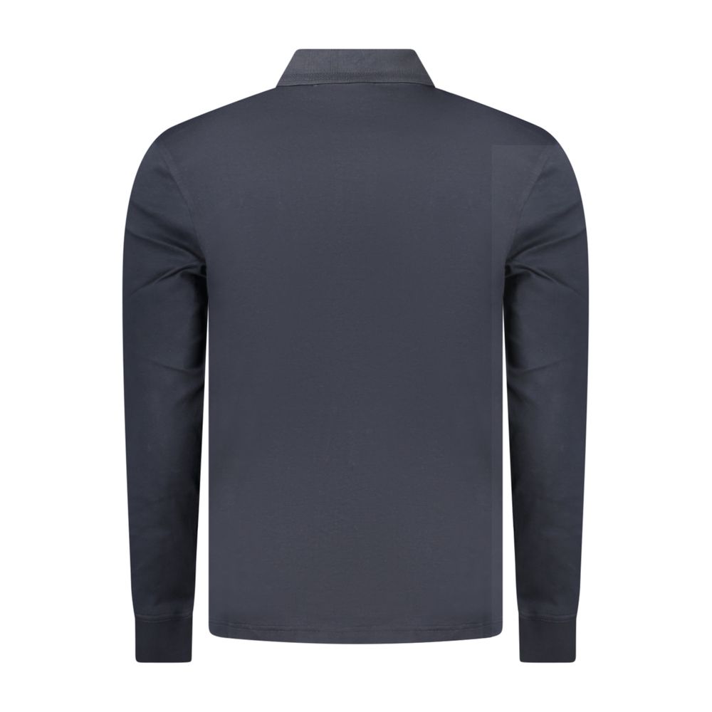Hugo Boss Blue Cotton Polo Men's Shirt