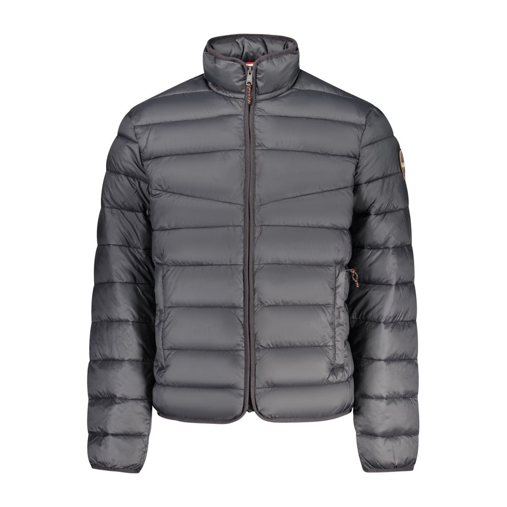Napapijri Black Polyamide Shell Men's Jacket