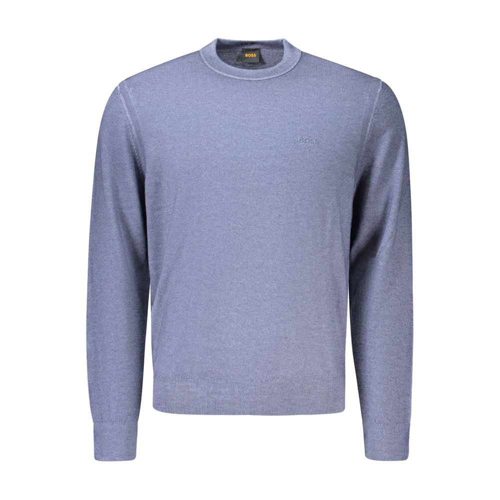 Hugo Boss Blue Wool Men's Sweatshirt