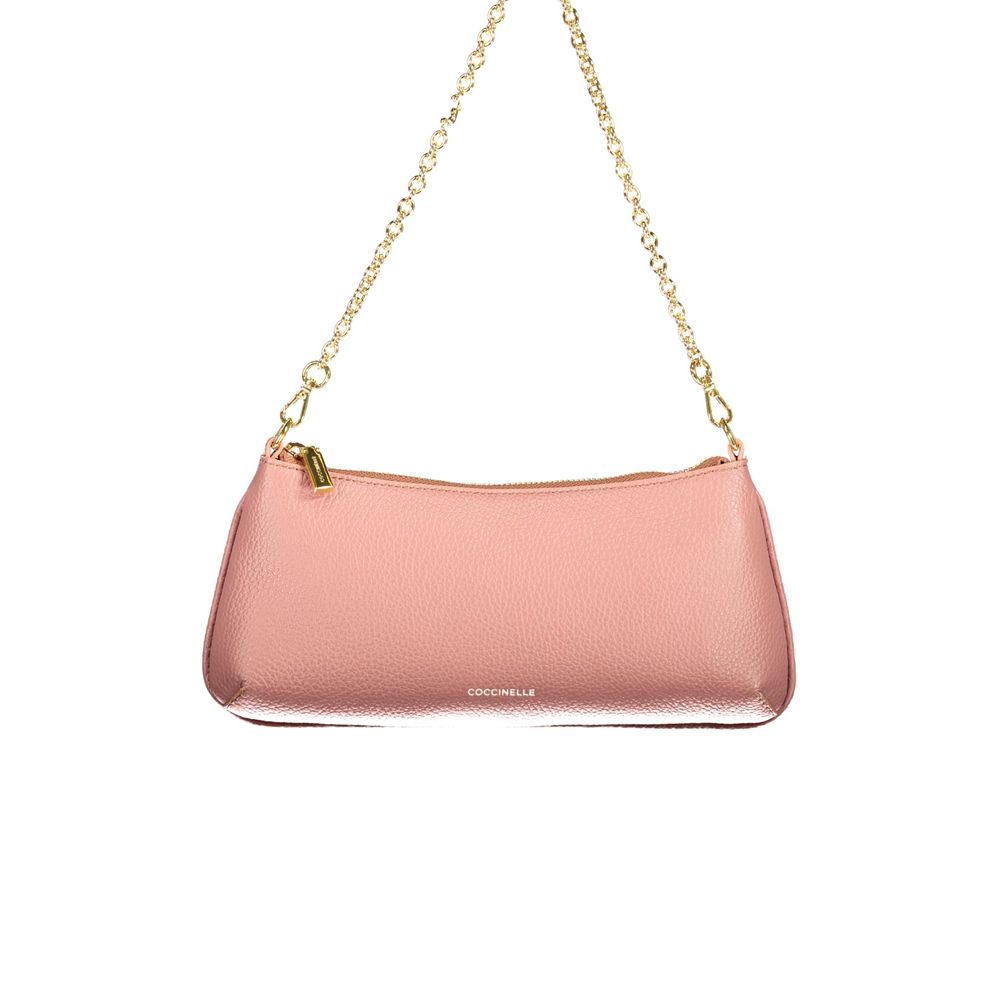 Coccinelle Pink Leather Women's Handbag