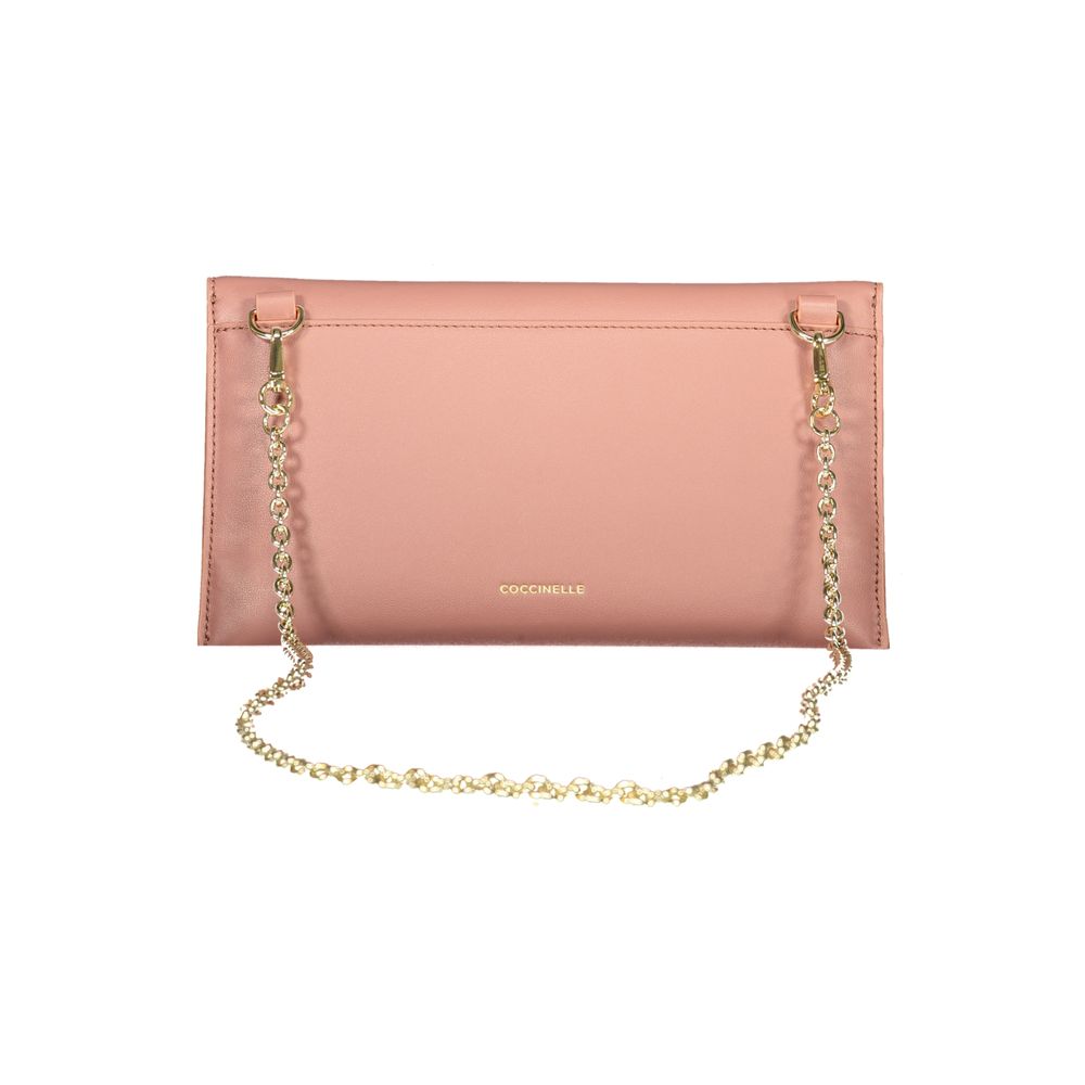 Coccinelle Pink Leather Women's Handbag