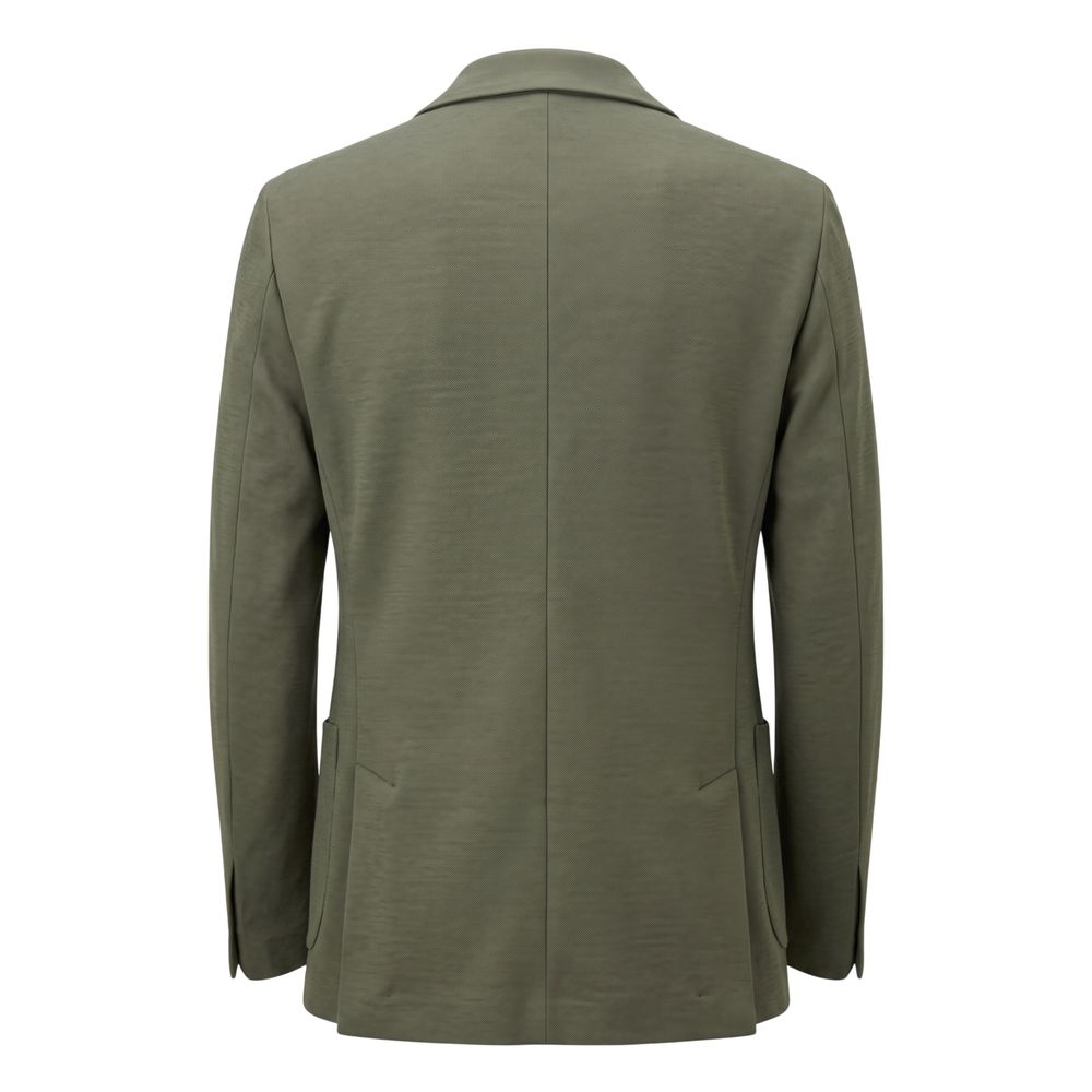 Roberto Pepe Luxury Green Cotton Men's Men's Jacket