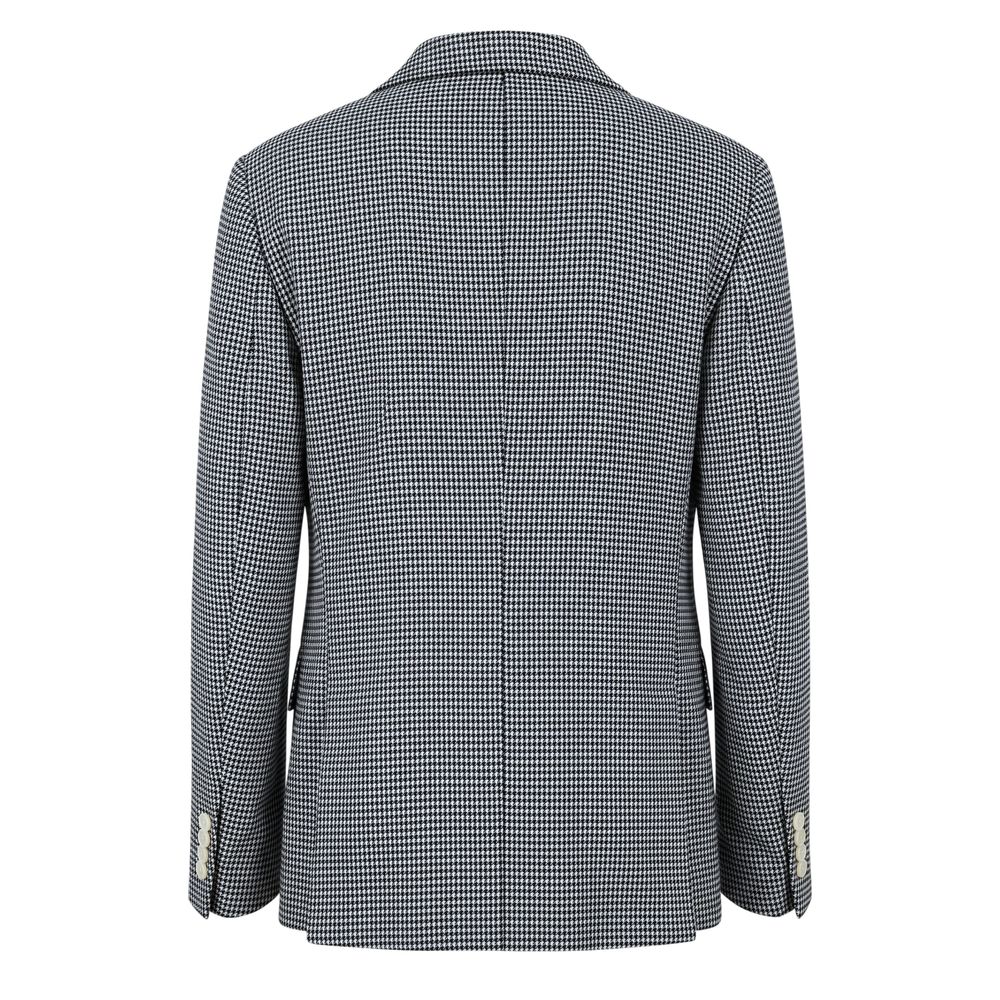 Roberto Pepe Luxury Blue Cotton Men Men's Jacket