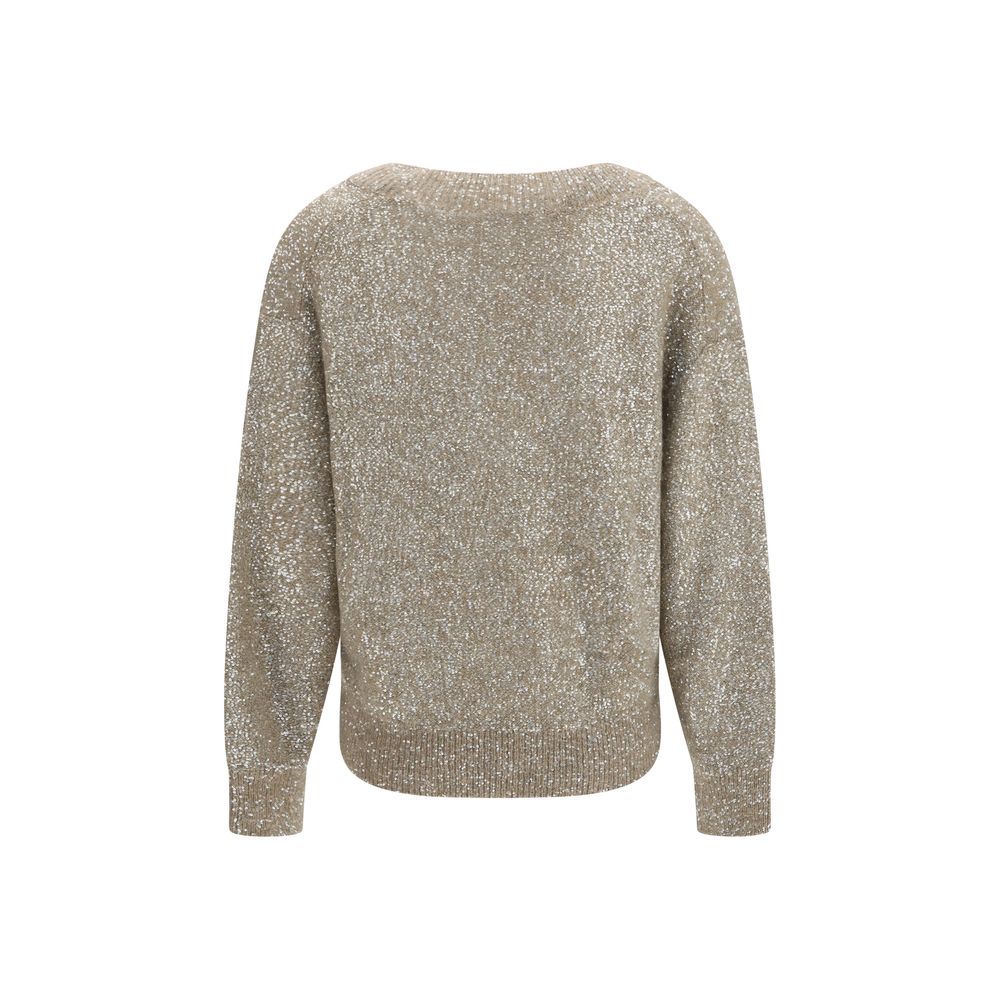 Brunello Cucinelli Beige Polyamide Women's Sweatshirt