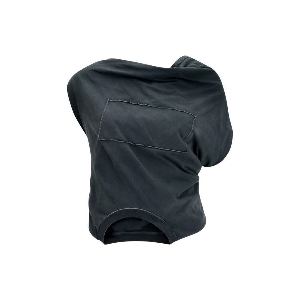 Maison Margiela Gray Cotton Women's Blouse