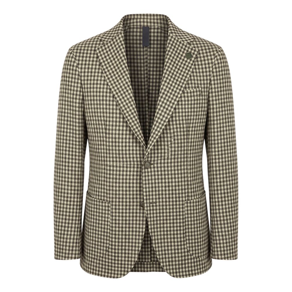 Roberto Pepe Luxury Green Viscose Men's Men's Jacket