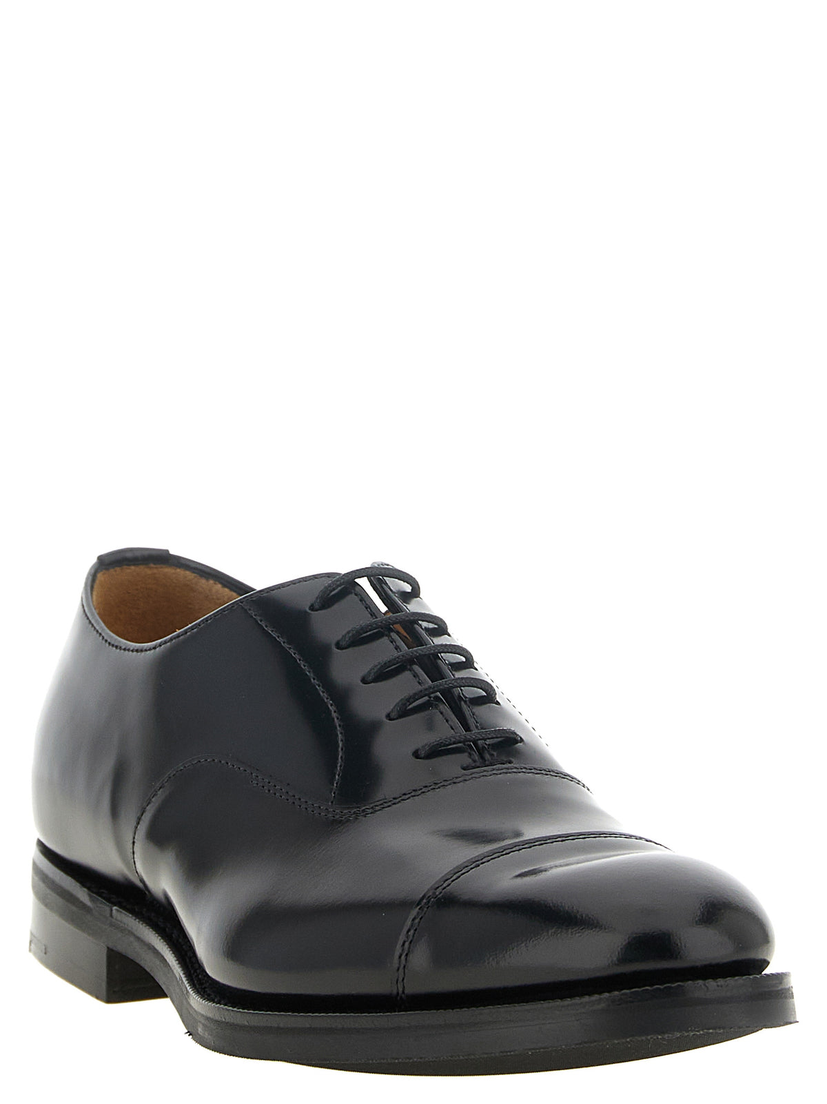 Church's Black Calfskin Oxfords And Women's Derbies