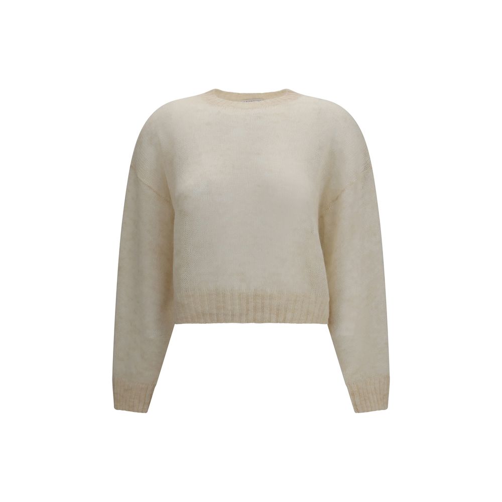 Brunello Cucinelli Beige Cashmere Women's Sweater