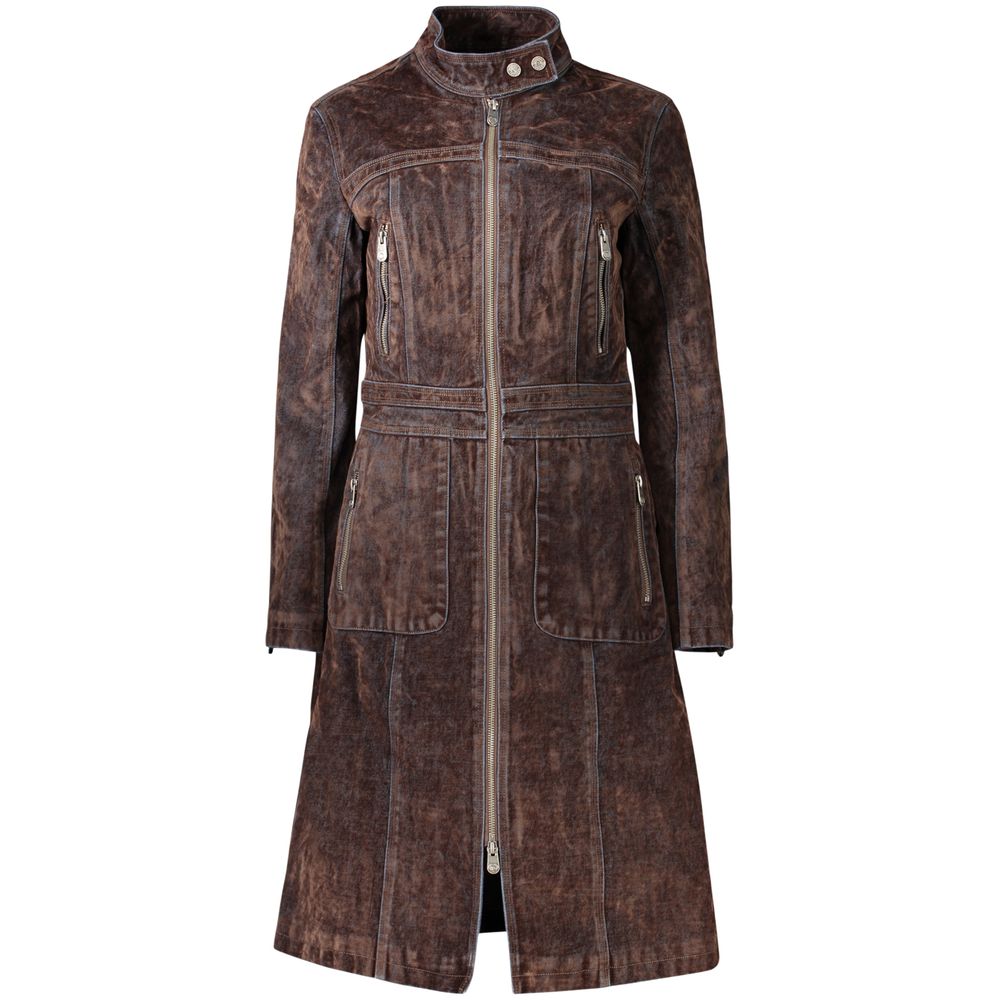 Desigual Brown Cotton Women's Women's Jacket