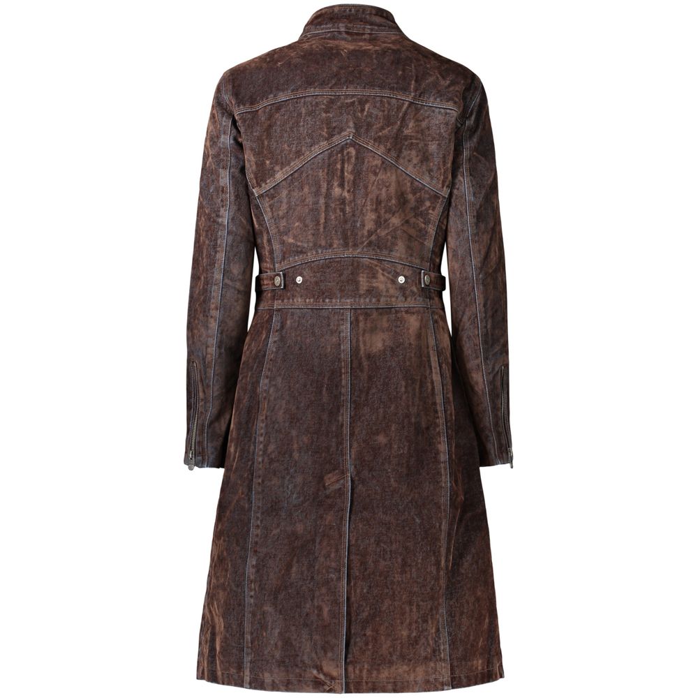 Desigual Brown Cotton Women's Women's Jacket