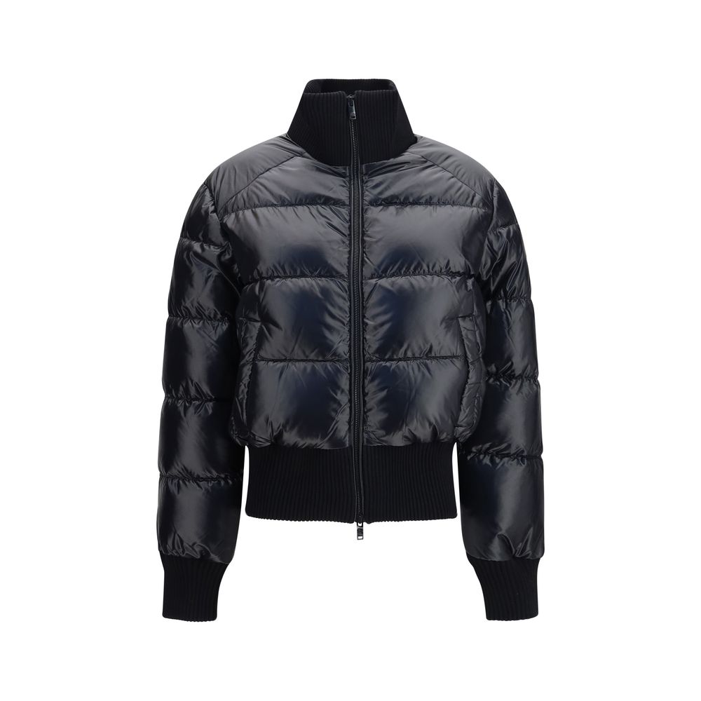 Moose Knuckles Black Nylon Full-Length Women's Jacket