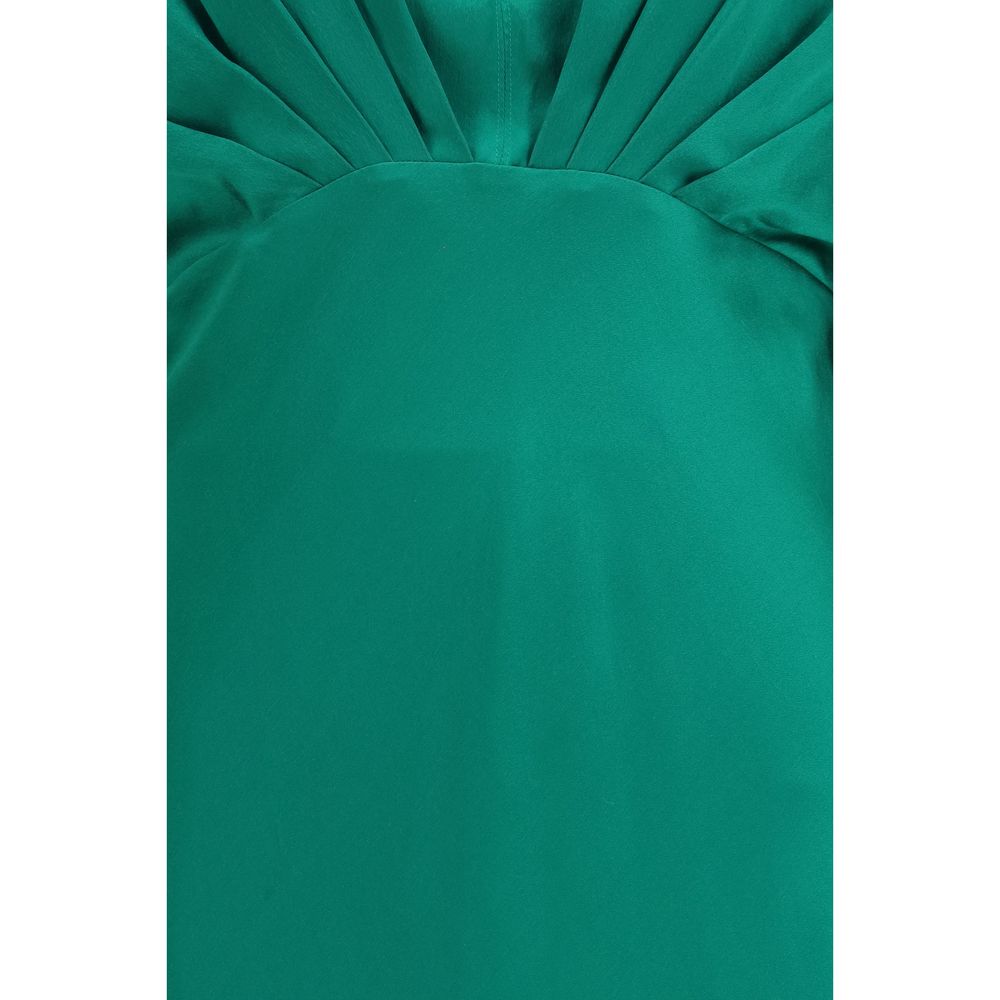 Forte_Forte Bicolor Silk Cocktail Women's Dress