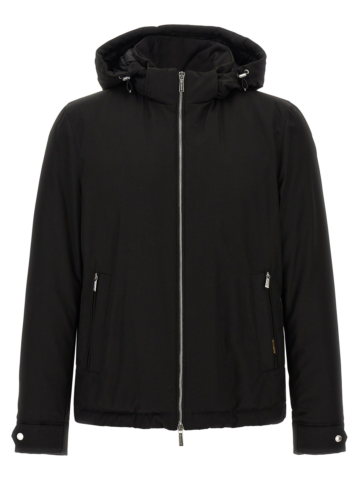 MooRER Black Wool Full-Length Men's Jacket