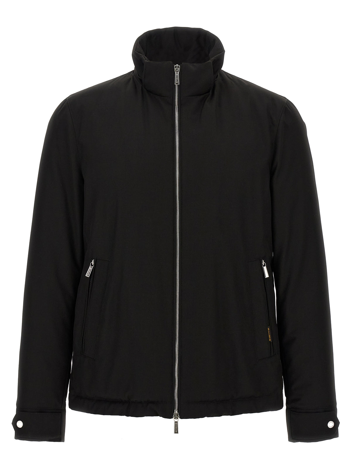 MooRER Black Wool Full-Length Men's Jacket