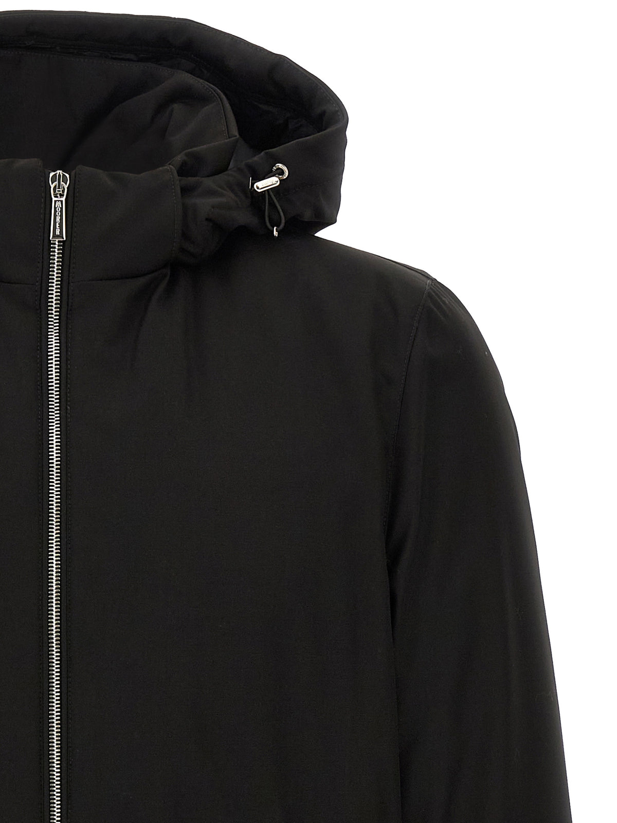 MooRER Black Wool Full-Length Men's Jacket