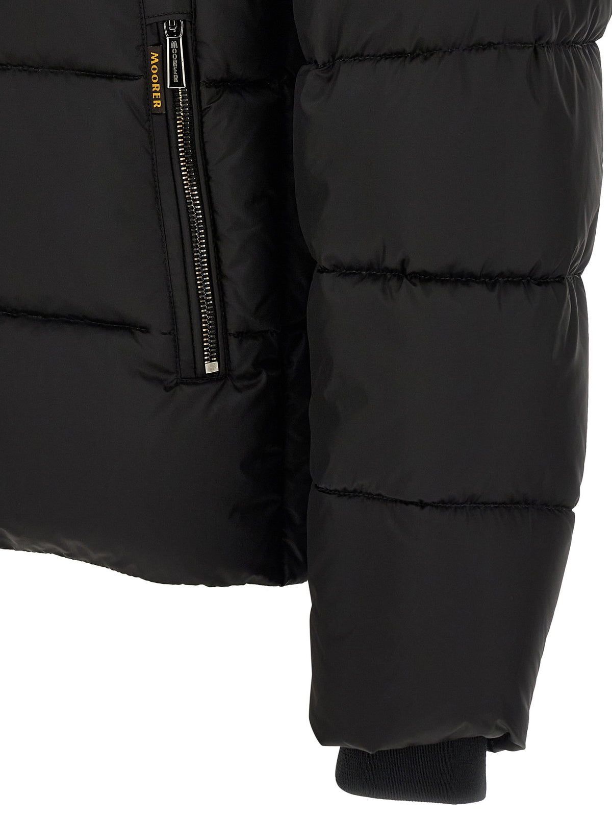 MooRER Black Wool Men's Bomber