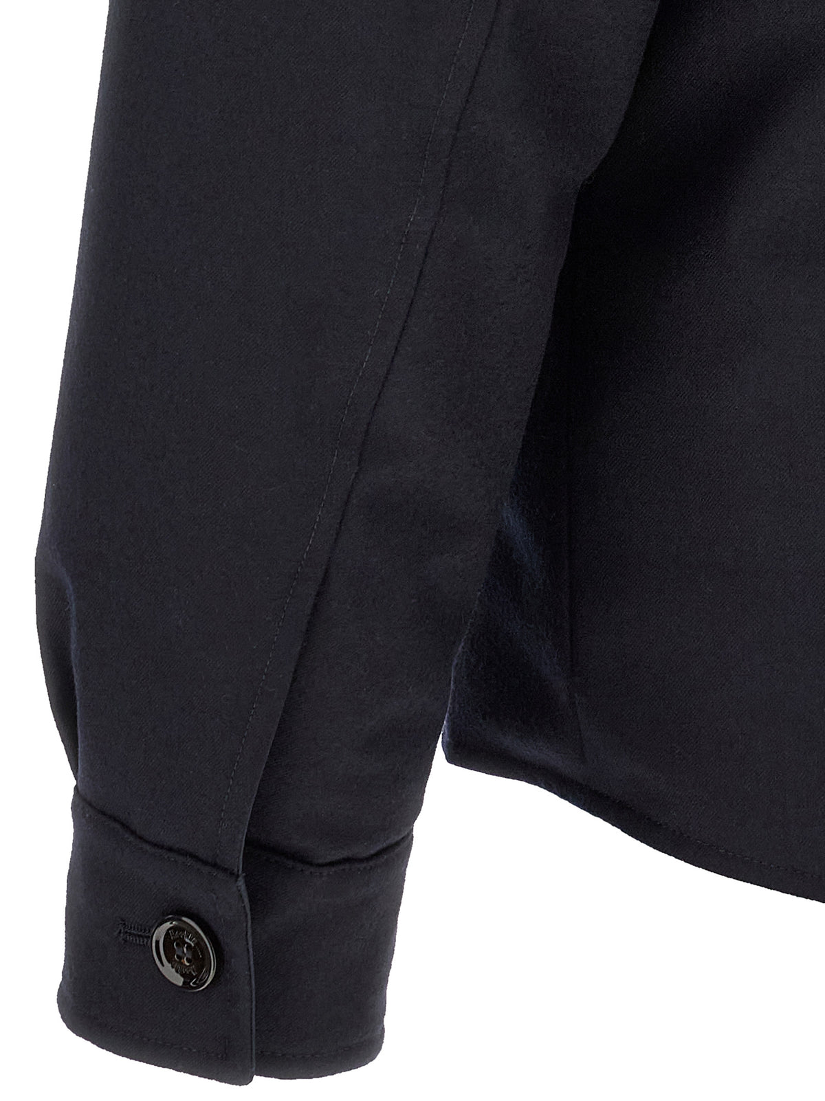 MooRER Blue Wool Full-Length Men's Jacket
