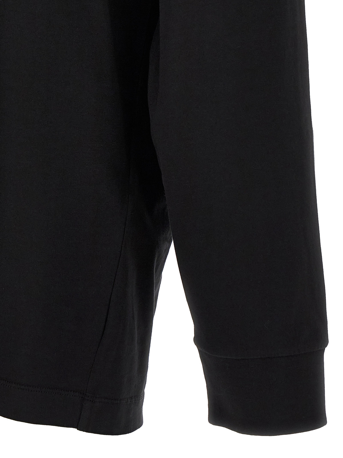 MM6 Maison Margiela Black Cotton Long Sleeve Women's T-Shirt