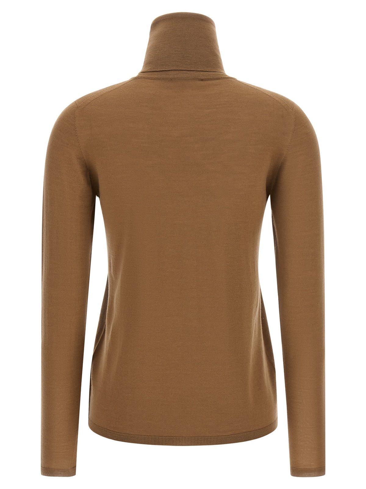 Max Mara Beige Virgin Wool Women's Cardigan