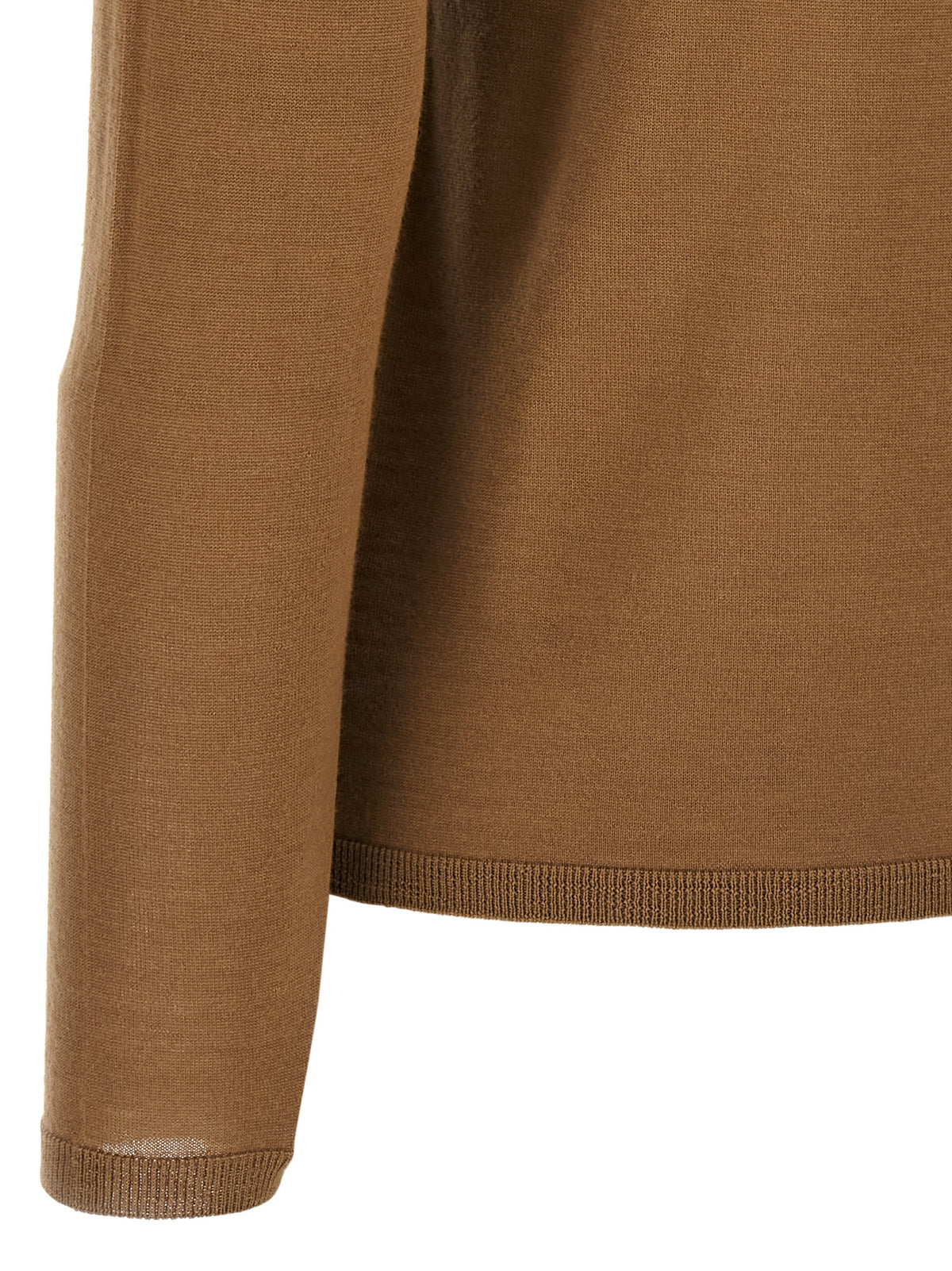 Max Mara Beige Virgin Wool Women's Cardigan