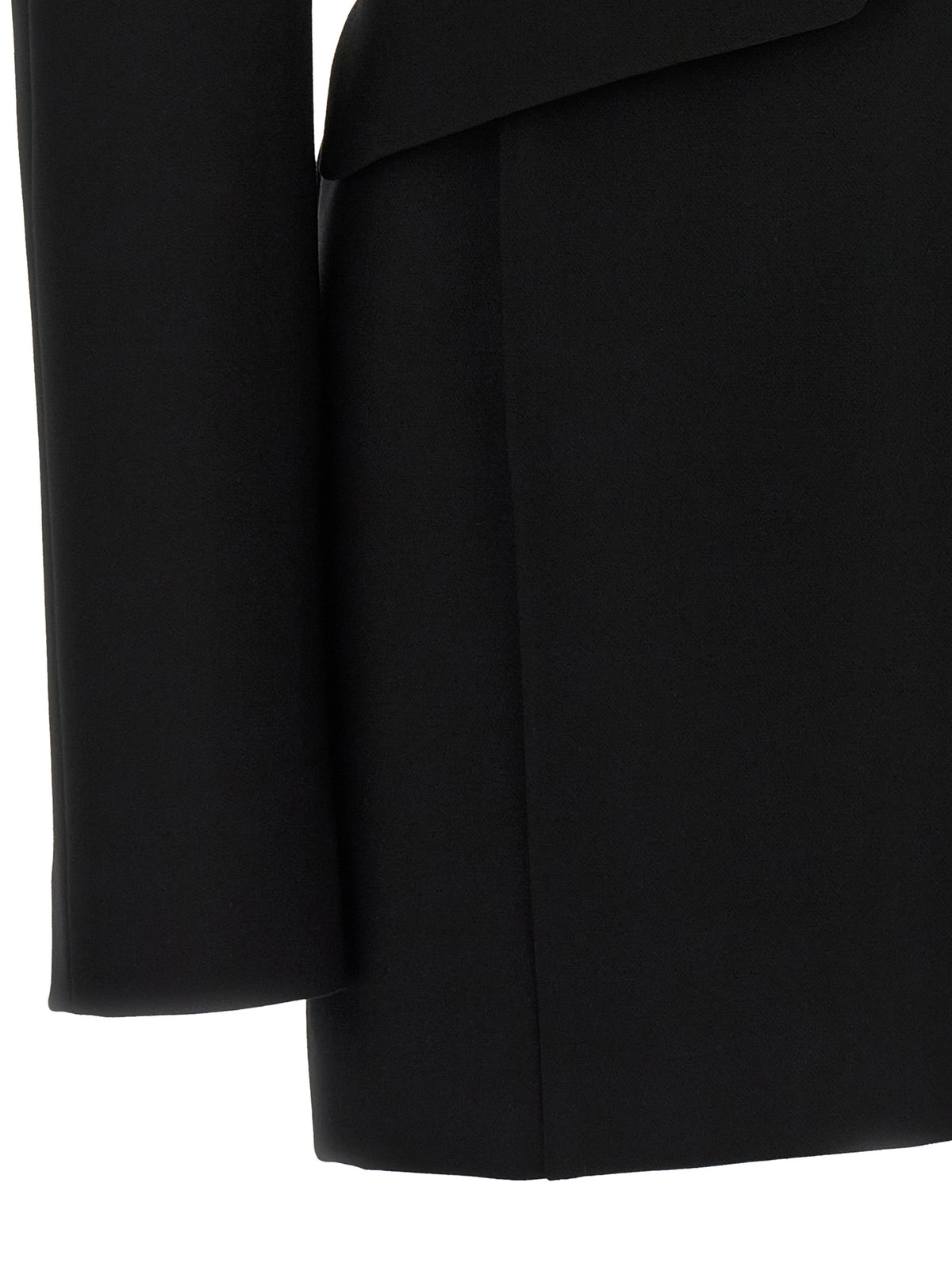 Sportmax Black Viscose Short Women's Dress