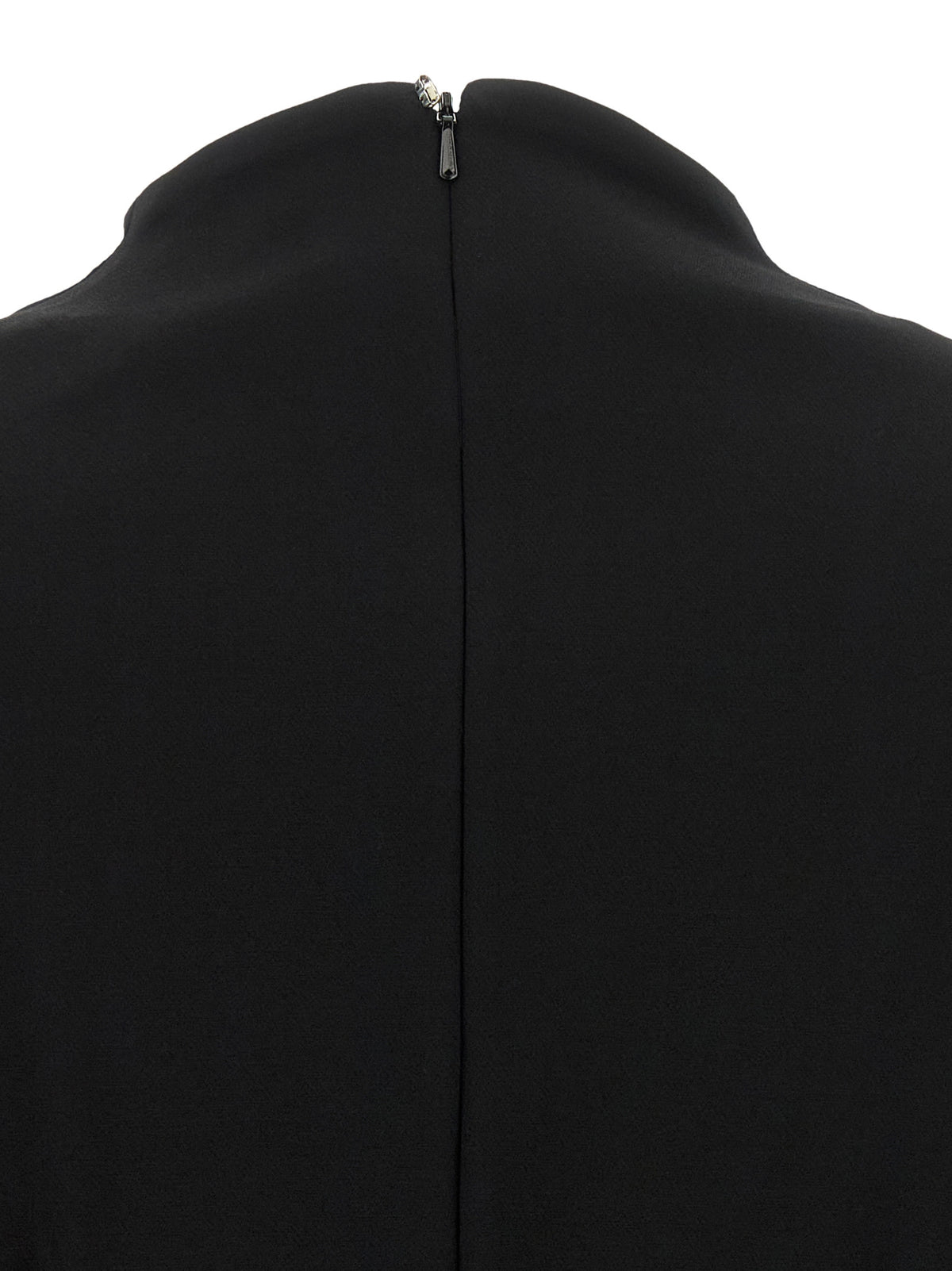 Sportmax Black Viscose Short Women's Dress