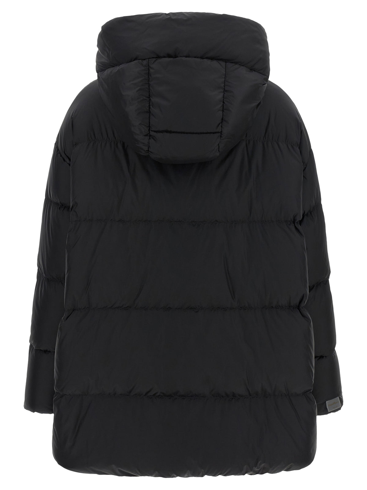 Max Mara Black Polyamide Full-Length Women's Jacket