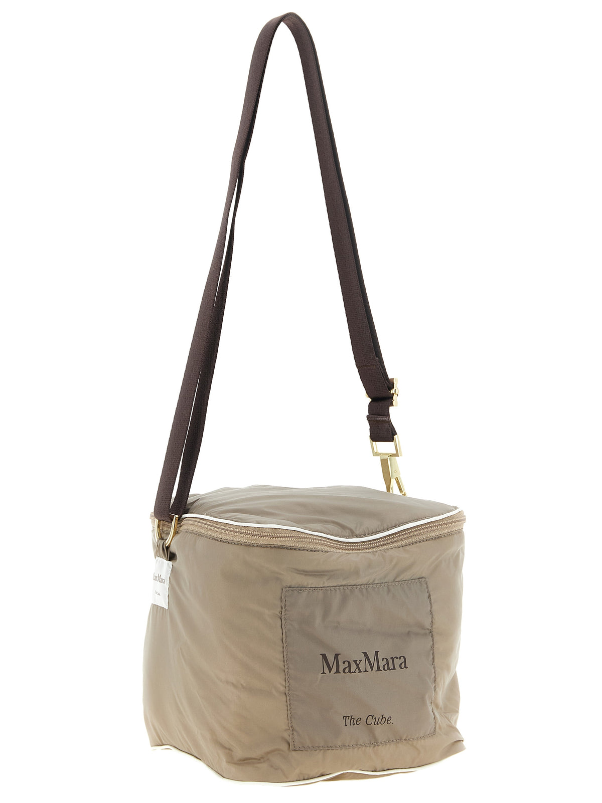 Max Mara Beige Polyamide Sleeveless Women's Jacket